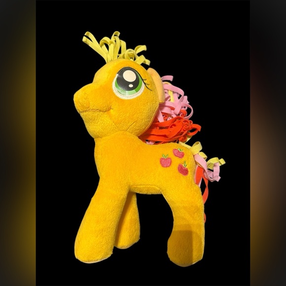 2014 Hasbro My Little Pony Apple Jack plush stuffy approx 11 inch used some fade - Picture 6 of 9